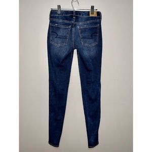 AE 360° Ne(x)t Level Stretch High-Waisted Jegging Dark Wash 6 X-Long